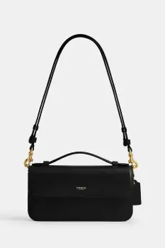 Coach geanta de piele Elora culoarea negru, CCY30 imagine