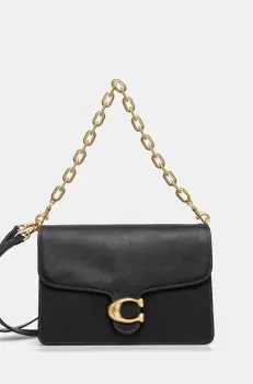 Coach geanta de piele TABBY culoarea negru, CY920 imagine