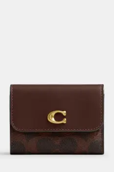 Coach portofel culoarea maro, CAN48 imagine