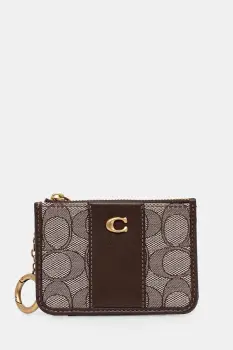 Coach portofel culoarea maro, CCD13 imagine