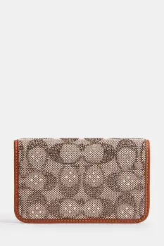 Coach portofel de piele culoarea maro, CCD16 imagine