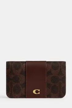 Coach portofel de piele culoarea roz, CR542 imagine