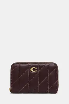 Coach portofel de piele culoarea violet, CM505 imagine