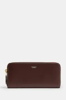 Coach portofel pentru femei din piele Accordion Zip imagine