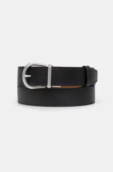 Coccinelle curea de piele cu doua fete MAN SOFT barbati, culoarea maro, E3 MUK 81 26 01 imagine