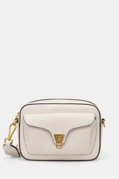 Coccinelle geanta crossbody pentru femei, din piele COCCINELLE BEAT SOFT RIBB imagine