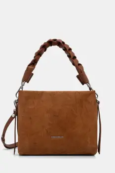Coccinelle geanta crossbody pentru femei din piele intoarsa imagine