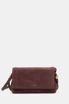 Coccinelle geanta crossbody pentru femei din piele intoarsa imagine