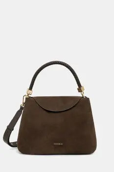 Coccinelle geanta crossbody pentru femei din piele intoarsa imagine