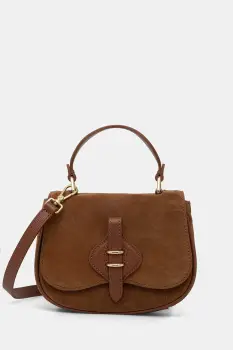 Coccinelle geanta crossbody pentru femei din piele intoarsa imagine
