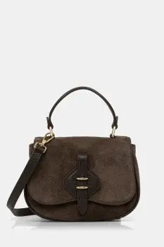 Coccinelle geanta crossbody pentru femei din piele intoarsa imagine