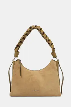 Coccinelle geanta de mana din piele intoarsa BOHEME SUEDE BIMATERIAL imagine