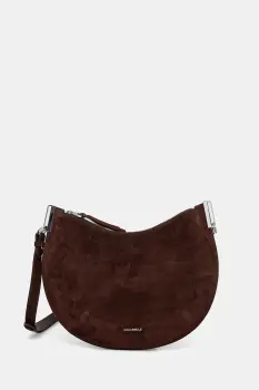 Coccinelle geanta de mana din piele intoarsa COCCINELLESUNUP SUEDE culoarea bej, E1 QKG 13 02 01 imagine