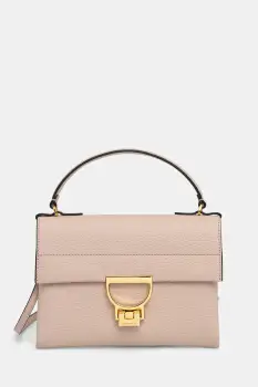 Coccinelle geanta de piele Arlettis culoarea bej, E1 MD5 19 03 01 imagine