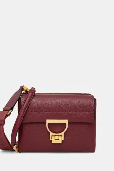 Coccinelle geanta de piele Arlettis culoarea negru, E1 ND8 55 B7 01 imagine