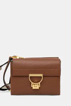 Coccinelle geanta de piele Arlettis culoarea negru, E1 ND8 55 B7 01 imagine