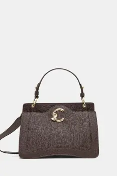 Coccinelle geanta de piele COCCINELLE C-ME culoarea negru, E1.SSL.18.03.01 imagine