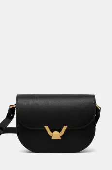 Coccinelle geanta de piele COCCINELLEDEW culoarea negru, E1 QTF 15 03 01 imagine