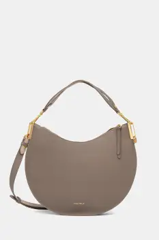 Coccinelle geanta de piele COCCINELLESUNUP culoarea bej, E1.QKF.13.02.01 imagine
