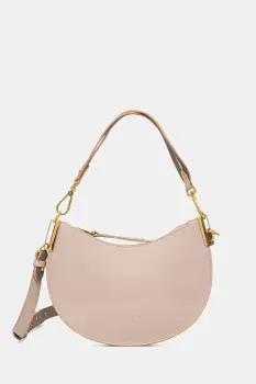 Coccinelle geanta de piele COCCINELLESUNUP culoarea bej, E1.QKF.13.03.01 imagine