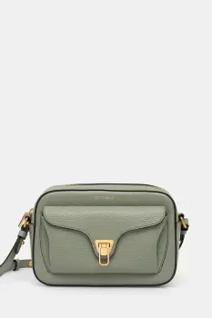 Coccinelle geanta de piele culoarea bej, E1 MF6 15 02 01 imagine