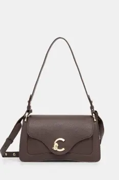 Coccinelle geanta de piele culoarea negru, E1 SSL 12 01 01 imagine