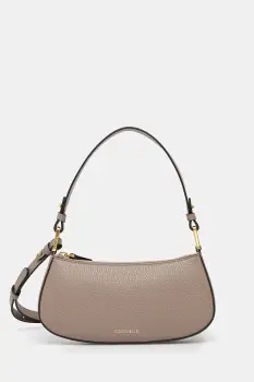 Coccinelle geanta de piele culoarea negru, E5 MRF 52 01 01 imagine