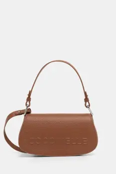 Coccinelle geanta de piele culoarea negru, E5 QBB 52 01 01 imagine