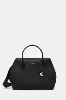 Coccinelle geanta de piele LORD culoarea negru, RBF 18 03 01 imagine