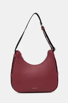 Coccinelle geanta de piele RAQUEL culoarea bordo, E1.SQ0.13.02.01 imagine