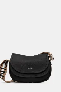 Coccinelle geanta de piele RAQUEL culoarea negru, E1.SQ0.15.03.01 imagine
