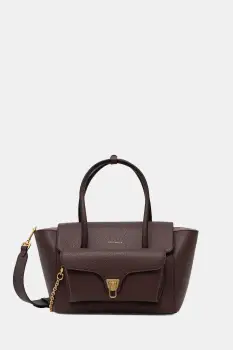 Coccinelle geanta shopper pentru femei din piele DOUBLE BEAT imagine