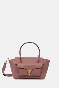 Coccinelle geanta shopper pentru femei din piele DOUBLE BEAT imagine