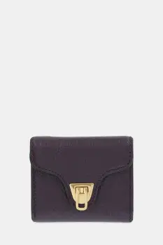 Coccinelle portofel de piele COCCINELLE BEAT SOFT culoarea negru, E2 MF6 11 B8 01 imagine