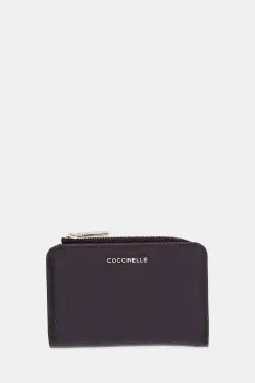 Coccinelle portofel de piele culoarea maro, E2 MW5 11 D1 01 imagine