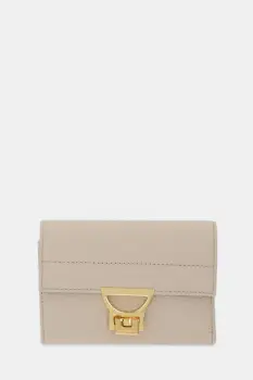 Coccinelle portofel de piele culoarea negru, E2.MD5.11.D6.01 imagine