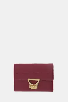 Coccinelle portofel de piele culoarea negru, E2.MD5.11.D6.01 imagine