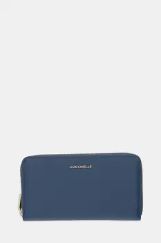 Coccinelle portofel de piele culoarea negru, E2 MW5 11 32 01 imagine