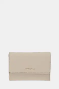 Coccinelle portofel de piele culoarea negru, E2 MW5 11 66 01 imagine