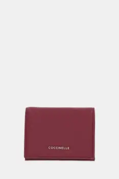 Coccinelle portofel de piele culoarea negru, E2 MW5 17 21 01 imagine