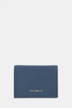 Coccinelle portofel de piele culoarea negru, E2 MW5 17 21 01 imagine