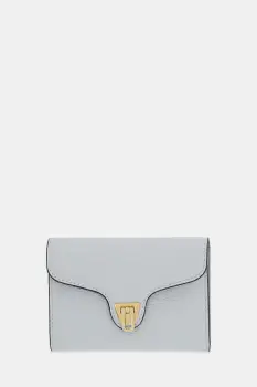 Coccinelle portofel de piele culoarea rosu imagine