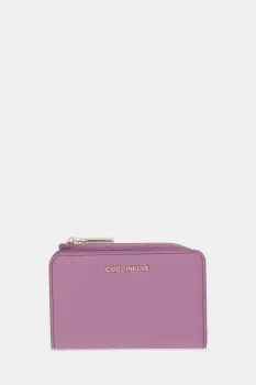 Coccinelle portofel de piele culoarea violet, E2 MW5 17 01 01 imagine