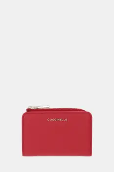 Coccinelle portofel de piele culoarea violet, E2 MW5 17 01 01 imagine