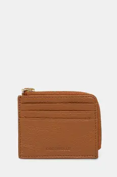 Coccinelle portofel de piele femei, culoarea negru, E2 MU0 12 89 01 imagine