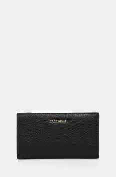 Coccinelle portofel de piele femei, culoarea negru, E2 MW5 11 F1 01 imagine