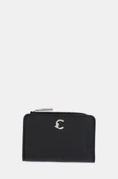 Coccinelle portofel de piele femei, culoarea negru, E2 SSL 11 D1 01 imagine