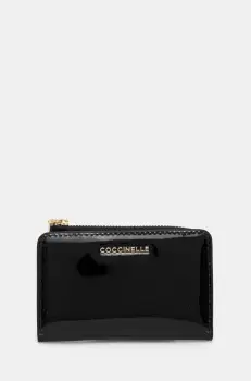 Coccinelle portofel de piele femei, culoarea negru, E2 SXC 17 01 01 imagine