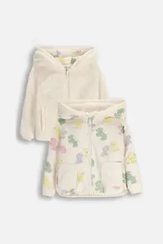 Coccodrillo bluza bebe culoarea bej, cu gluga, uni, HAPPY PUPPY GIRL NEWBORN imagine