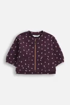 Coccodrillo bluza bebe culoarea violet, cu imprimeu, TEDDY BEAR GIRL NEWBORN imagine